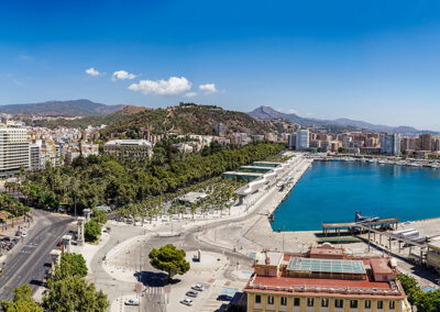 Málaga en zijn haven