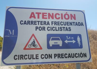 Safe road cycling in Spain